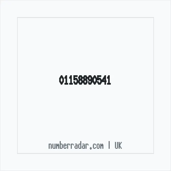 Reverse number check for +44 115 889 0541 — who called me?
