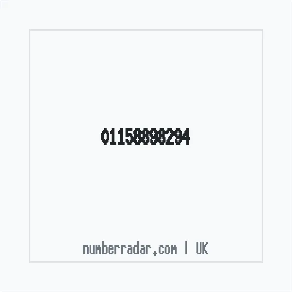 Reverse number check for +44 115 889 8294 — who called me?