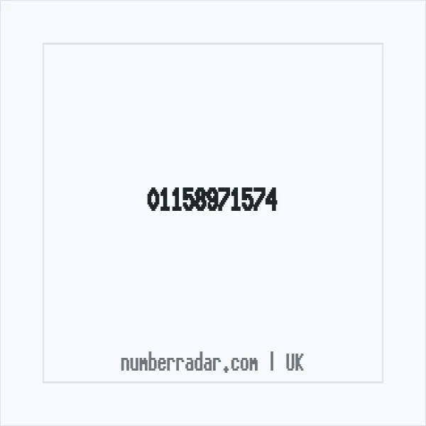 Reverse number check for +44 115 897 1574 — who called me?