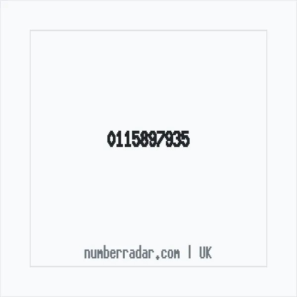 Reverse number check for +44 115897935 — who called me?