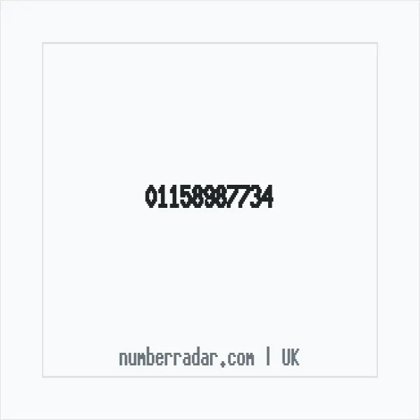 Reverse number check for +44 115 898 7734 — who called me?
