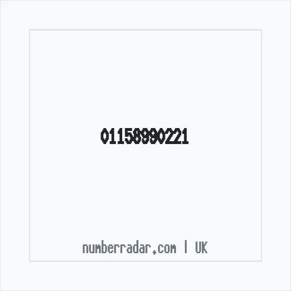 Reverse number check for +44 115 899 0221 — who called me?