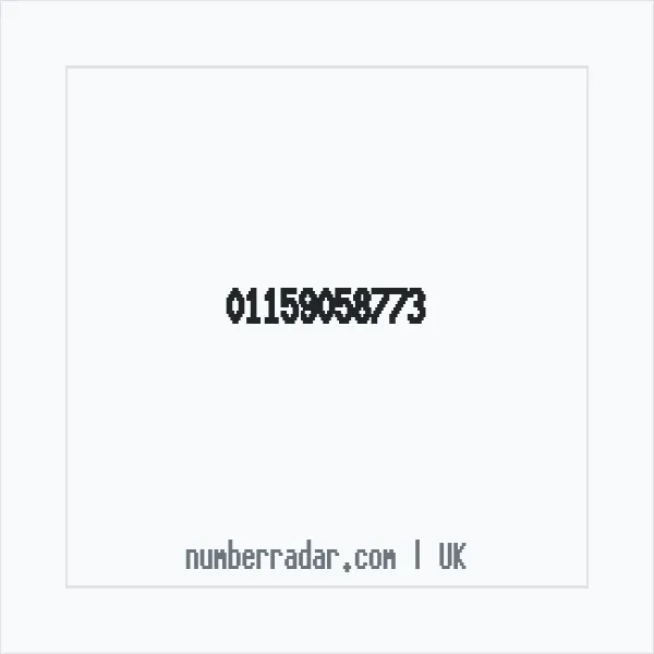 Reverse number check for +44 115 905 8773 — who called me?