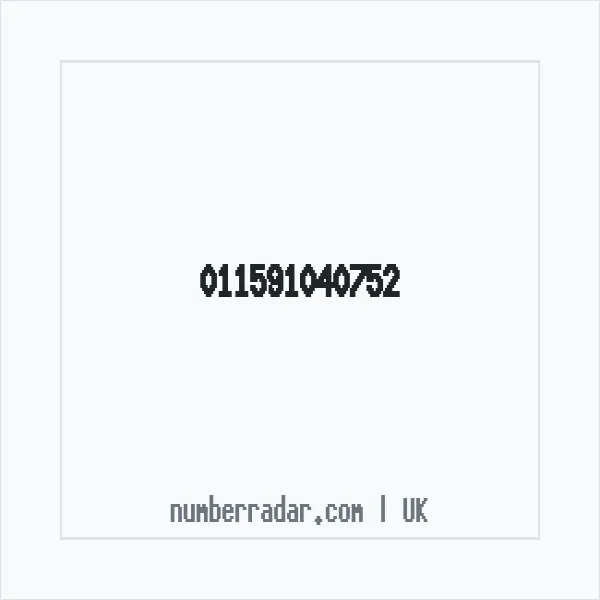 Reverse number check for +44 (1159) 104-075 — who called me?