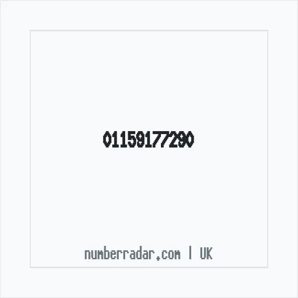 Reverse number check for +44 115 917 7290 — who called me?