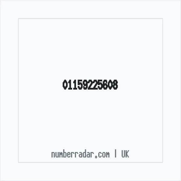 Reverse number check for +44 115 922 5608 — who called me?