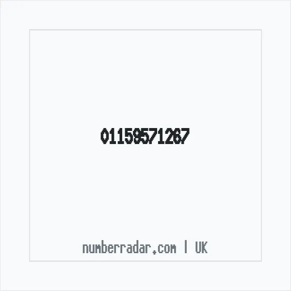 Reverse number check for +44 115 957 1267 — who called me?