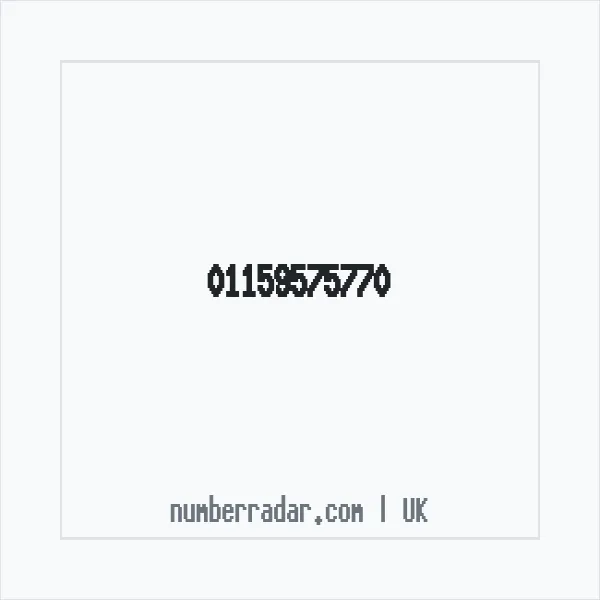 Reverse number check for +44 115 957 5770 — who called me?
