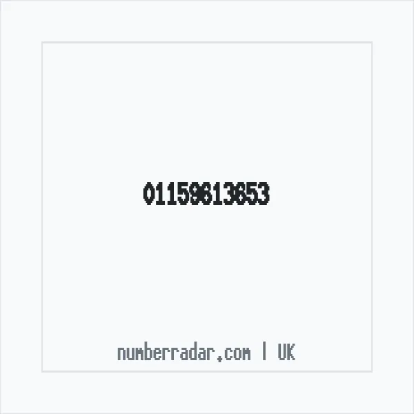 Reverse number check for +44 115 961 3653 — who called me?