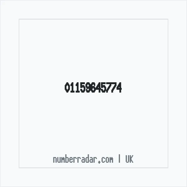 Reverse number check for +44 115 964 5774 — who called me?