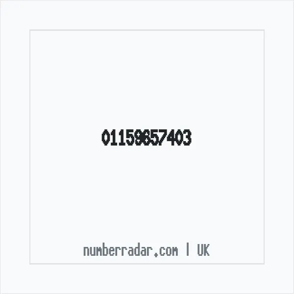 Reverse number check for +44 115 965 7403 — who called me?