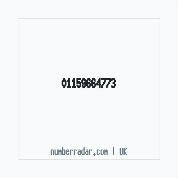 Reverse number check for +44 115 966 4773 — who called me?