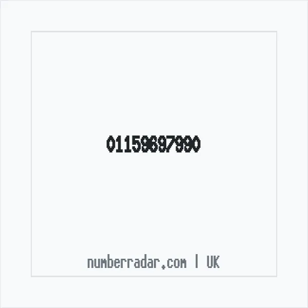 Reverse number check for +44 115 969 7990 — who called me?
