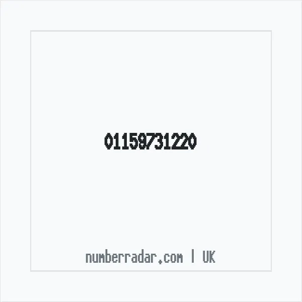 Reverse number check for +44 115 973 1220 — who called me?