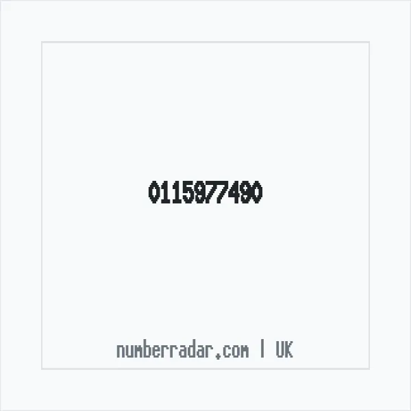 Reverse number check for +44 115977490 — who called me?