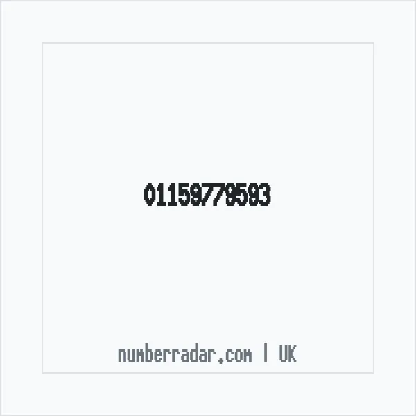 Reverse number check for +44 115 977 9593 — who called me?