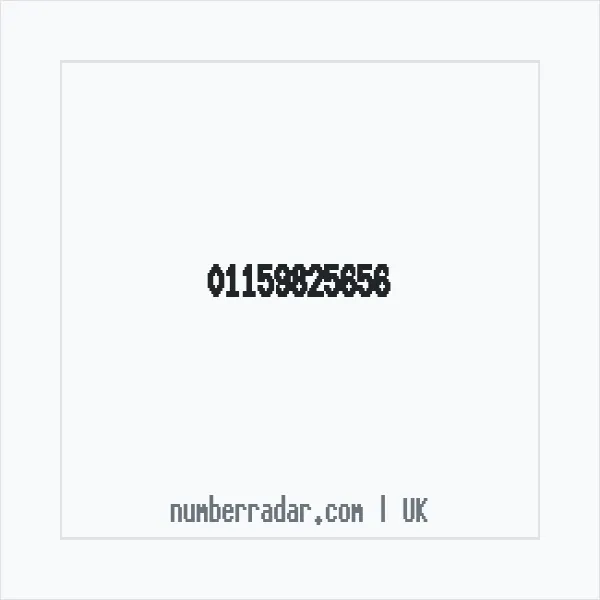 Reverse number check for +44 115 982 5656 — who called me?