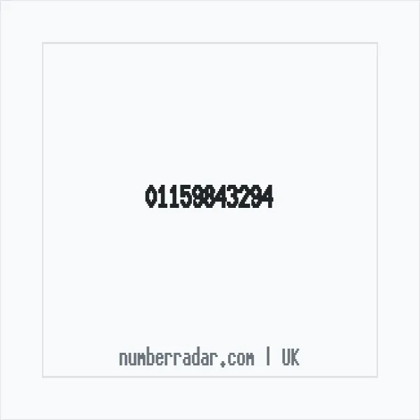 Reverse number check for +44 115 984 3294 — who called me?