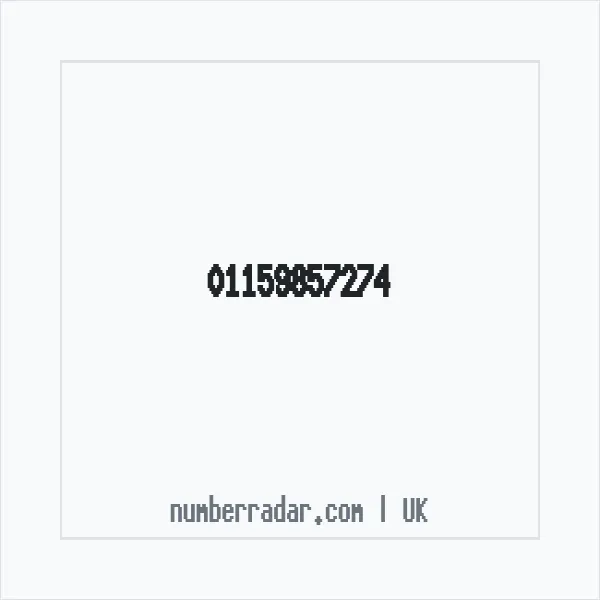 Reverse number check for +44 115 985 7274 — who called me?