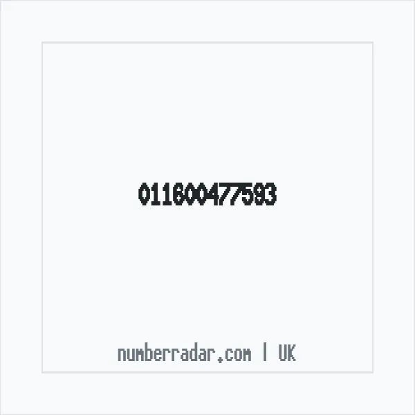 Reverse number check for +44 (1160) 047-759 — who called me?