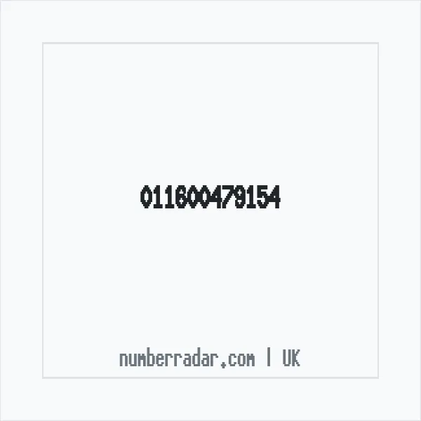 Reverse number check for +44 (1160) 047-915 — who called me?