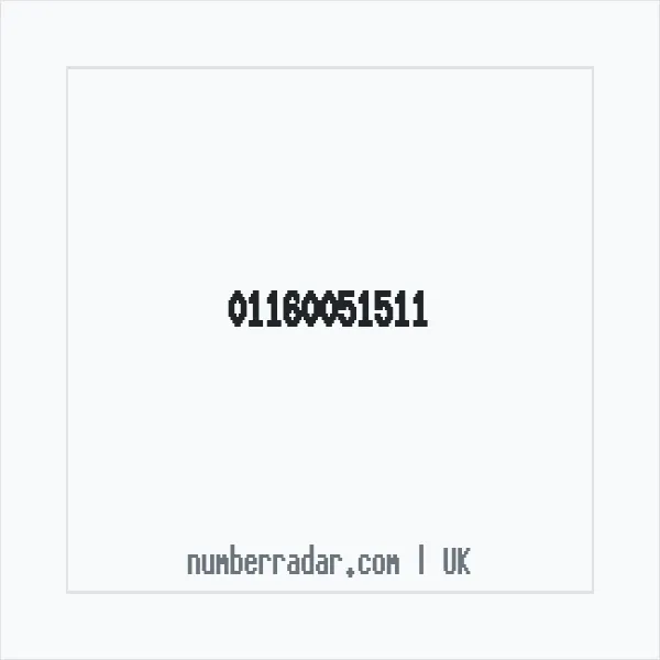Reverse number check for +44 116 005 1511 — who called me?