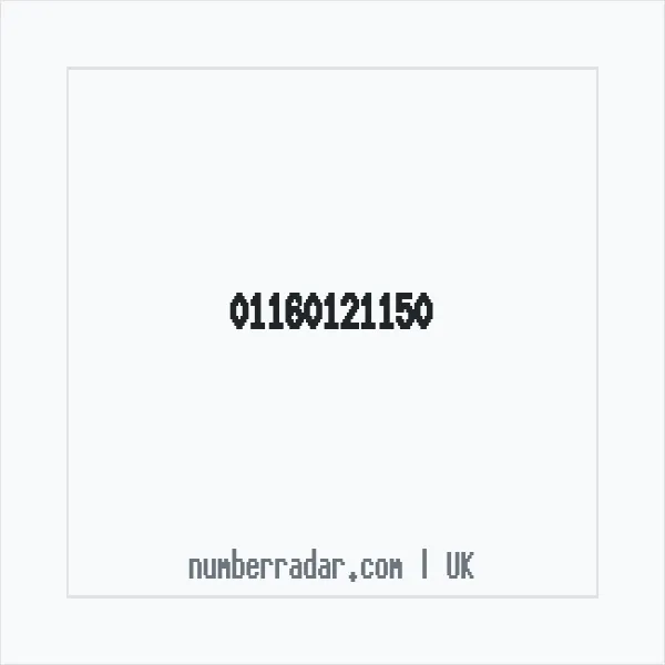 Reverse number check for +44 116 012 1150 — who called me?