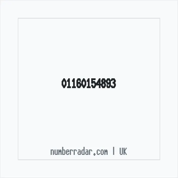 Reverse number check for +44 116 015 4893 — who called me?