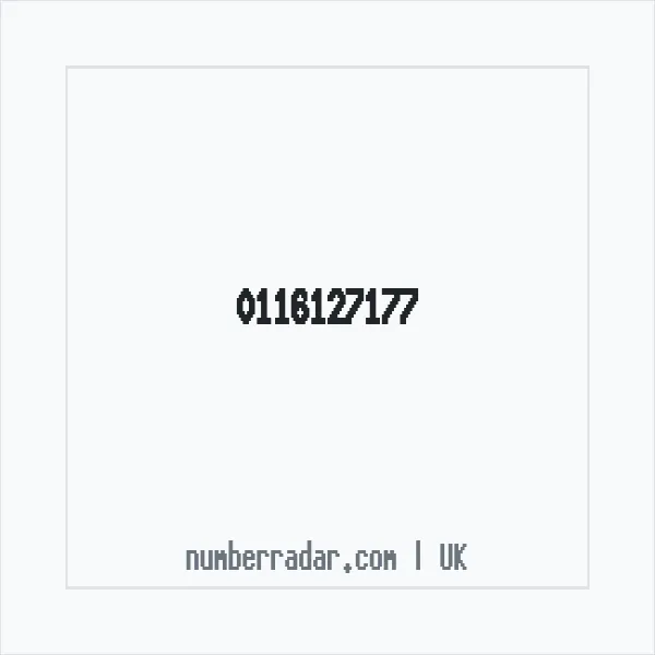 Reverse number check for +44 116127177 — who called me?