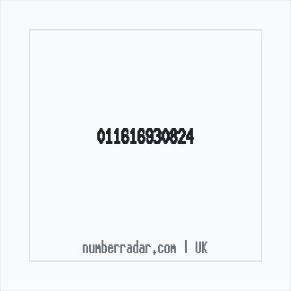Reverse number check for +44 (1161) 693-082 — who called me?