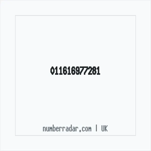 Reverse number check for +44 (1161) 697-728 — who called me?
