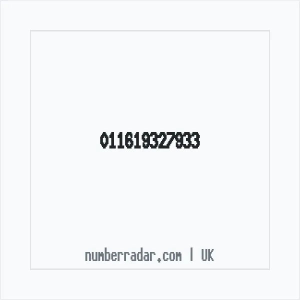 Reverse number check for +44 (1161) 932-793 — who called me?