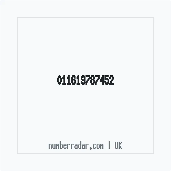 Reverse number check for +44 (1161) 978-745 — who called me?