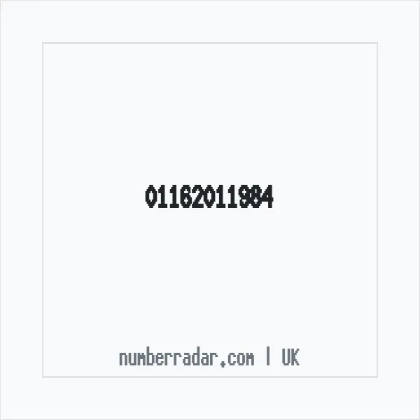 Reverse number check for +44 116 201 1984 — who called me?