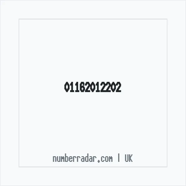 Reverse number check for +44 116 201 2202 — who called me?