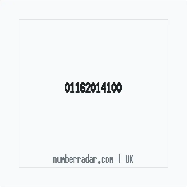 Reverse number check for +44 116 201 4100 — who called me?