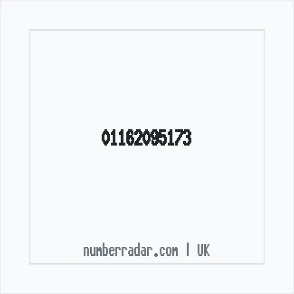 Reverse number check for +44 116 209 5173 — who called me?