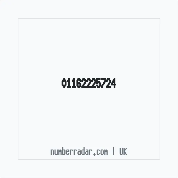 Reverse number check for +44 116 222 5724 — who called me?