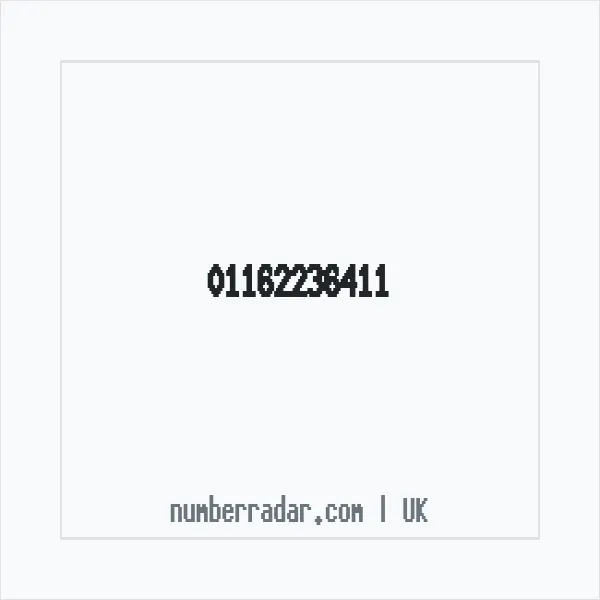 Reverse number check for +44 116 223 6411 — who called me?