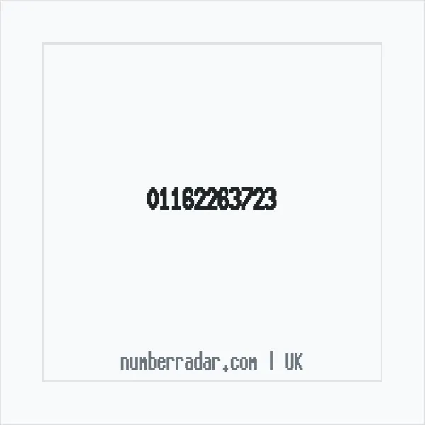 Reverse number check for +44 116 226 3723 — who called me?