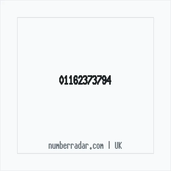 Reverse number check for +44 116 237 3794 — who called me?