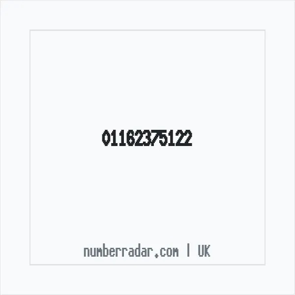 Reverse number check for +44 116 237 5122 — who called me?
