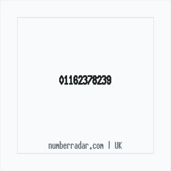 Reverse number check for +44 116 237 8239 — who called me?