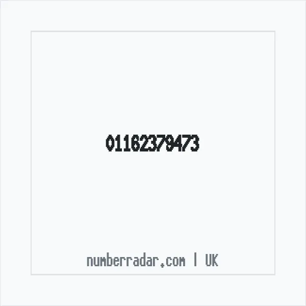Reverse number check for +44 116 237 9473 — who called me?