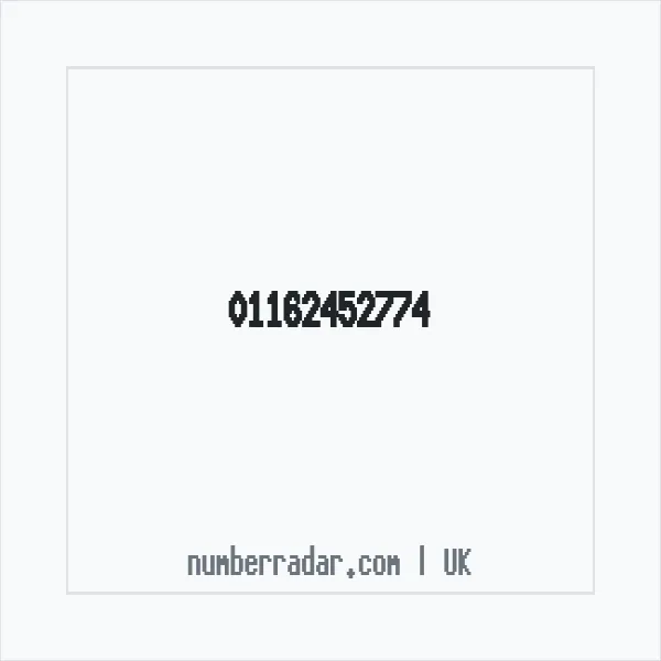 Reverse number check for +44 116 245 2774 — who called me?