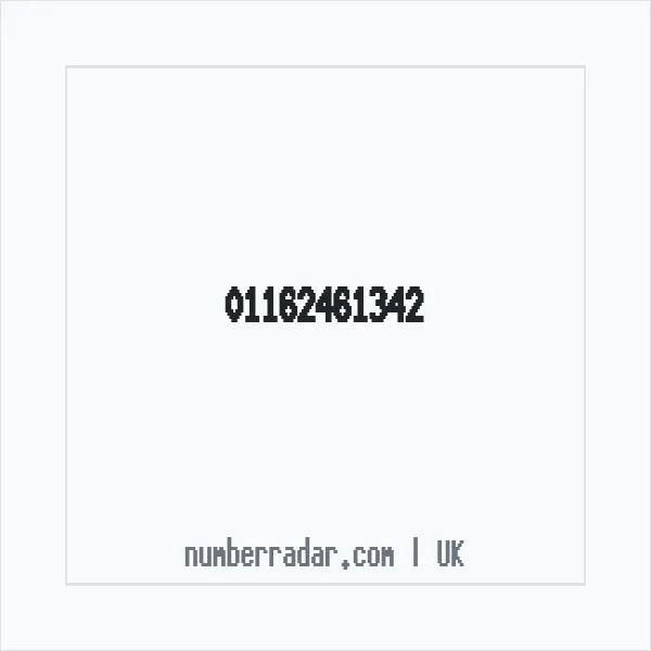 Reverse number check for +44 116 246 1342 — who called me?
