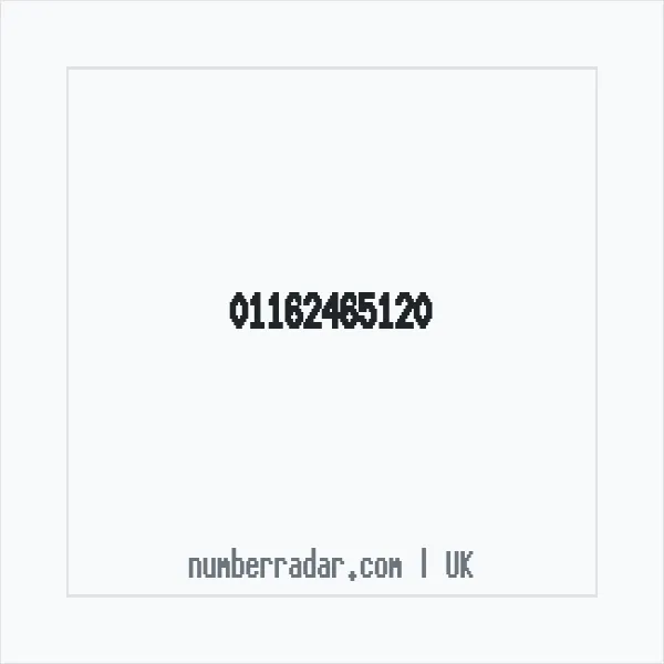 Reverse number check for +44 116 246 5120 — who called me?