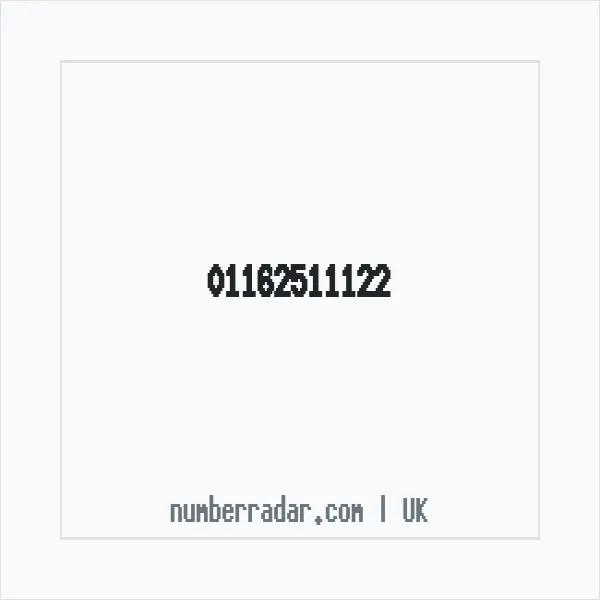 Reverse number check for +44 116 251 1122 — who called me?