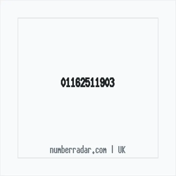 Reverse number check for +44 116 251 1903 — who called me?