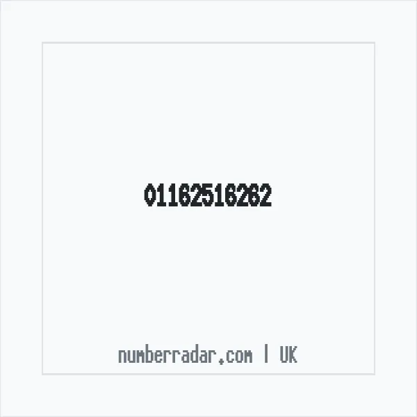 Reverse number check for +44 116 251 6262 — who called me?
